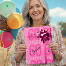 50. Geburtstag Moderne Pinke Typografie