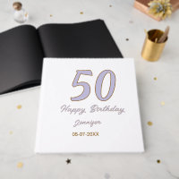 50. Geburtstag Name Datum Jahr lila braun Mode