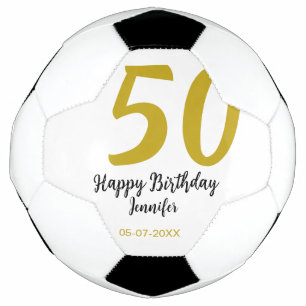 50. Geburtstag Name Datum Jahr schwarze Vorlage ge Fußball