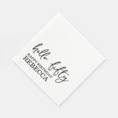 50. Geburtstag Napkins Serviette (Ecke)