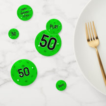 50. Geburtstag Neon Grün Pickleball