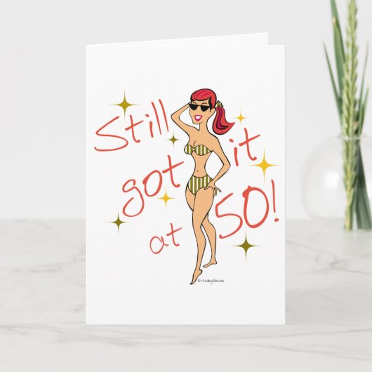 50. Geburtstag noch Got Karte (Vorderseite)