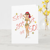 50. Geburtstag noch Got Karte (Gelbe Blume)