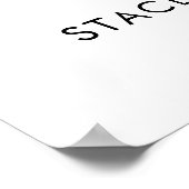 50. Geburtstag Nr. 50 23 FotoCollage Poster (Ecke)