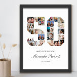 50. Geburtstag Nr. 50 Custom Foto Collage Poster<br><div class="desc">Feiern Sie den 50. Geburtstag mit diesem personalisierten 50 Foto Collage Poster. Dieses individuell gestaltbare Geschenk eignet sich auch für Hochzeitsfeiern. Es ist eine großartige Möglichkeit, wertvolle Erinnerungen aus Ihrer Hochzeit und Ihrem verheirateten Leben zu zeigen. Das Poster enthält eine Collage von Fotos, die diese besonderen Momente erfassen, und kann...</div>
