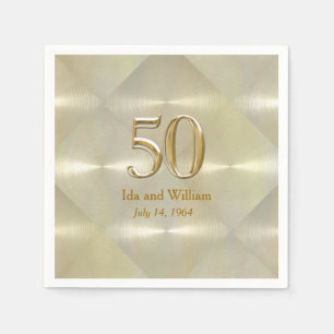 50. Geburtstag oder Geburtstag Serviette