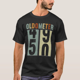 50. Geburtstag Oldometer 49-50 Fünfzig Jahre alt T-Shirt