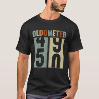 50. Geburtstag Oldometer 49 50 Fünfzig Jahre alt T-Shirt
