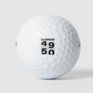 50. Geburtstag Oldometer Golfball
