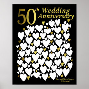 50. Geburtstag Party Gästebuch - Hochzeitsgeschenk