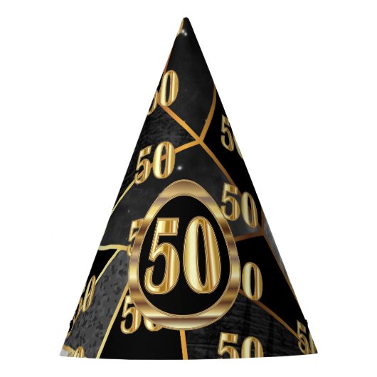 50. Geburtstag Partyhütchen (Vorderseite)