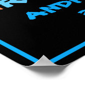 50. Geburtstag Personalisierter Name Willkommen Poster (Ecke)