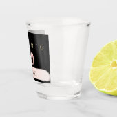 50. Geburtstag Personalisiertes Shot Glass Schnapsglas (Rechts)