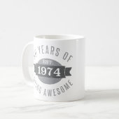 50. Geburtstag Phantastisch 1974 Kaffeetasse (Vorderseite Links)