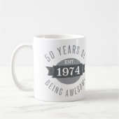 50. Geburtstag Phantastisch 1974 Kaffeetasse (Links)