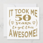 50. Geburtstag Phantastisch Karte (Vorderseite)