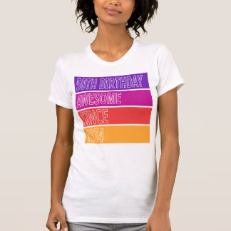 50. Geburtstag Phantastisch Seit 1974, Vintag Limi T-Shirt