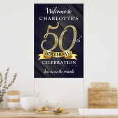 50. Geburtstag Poster (Küche)