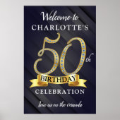 50. Geburtstag Poster (Vorne)