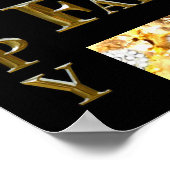 50. Geburtstag Poster (Ecke)