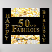 50. Geburtstag Poster (Vorne)