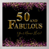 50. Geburtstag Poster (Vorne)