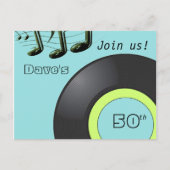 50. Geburtstag Postkarte (Vorderseite)