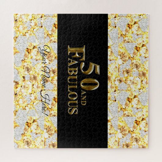 50. Geburtstag Puzzle (Horizontal)