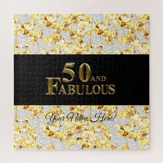 50. Geburtstag Puzzle (Vertikal)