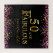 50. Geburtstag Puzzle (Horizontal)