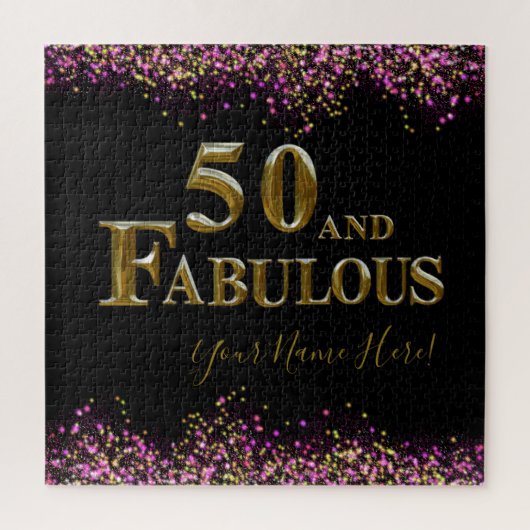 50. Geburtstag Puzzle (Vertikal)