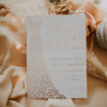 50. Geburtstag, Real Rose Gold Folieneinladung<br><div class="desc">50th & Fab Dress 50th Birthday Real Rose Gold Foil Einladung Weitere Einladungen in unserem Nest und Nest Store</div>