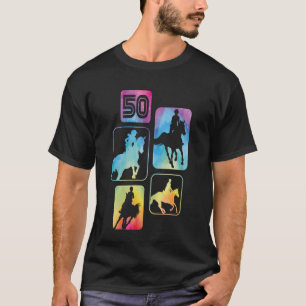 50. Geburtstag Reiter Pferdeliebhaber 50 Jahre alt T-Shirt