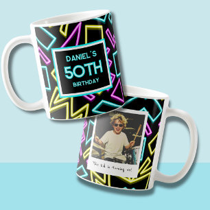 50. Geburtstag Retro-Foto  Kaffeetasse