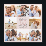 50. Geburtstag rosa Girly Glitzer Magnetkarte<br><div class="desc">50. Geburtstag moderne rosa Girly Glitzer Foto Collage. Modernes Textdesign. Teil einer Sammlung.</div>