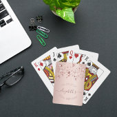 50. Geburtstag Rose Goldstars Spielkarten