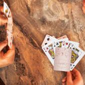 50. Geburtstag Rose Goldstars Spielkarten