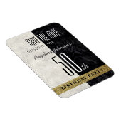 50. Geburtstag Save the Date Magnet (Rechte Seite)