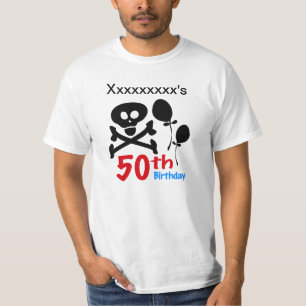 50. Geburtstag Schädelknochen T-Shirt
