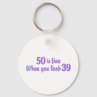 50. Geburtstag Schlüsselanhänger