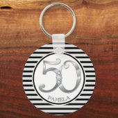 50. Geburtstag Schlüsselanhänger (Vorderseite)