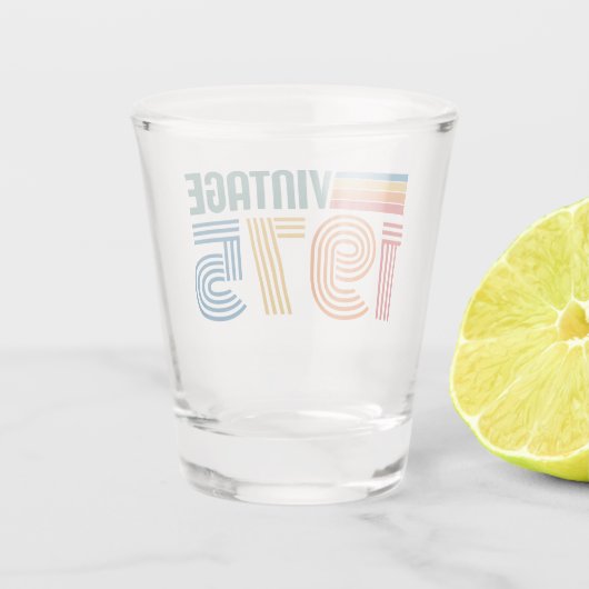 50. Geburtstag Schnapsglas (Rückseite)