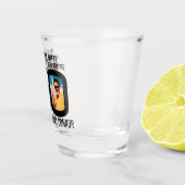 50. Geburtstag Schwarz-weißes Foto Witzglas Schnapsglas (Rechts)