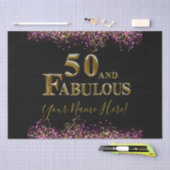 50. Geburtstag Seidenpapier (Handwerk)