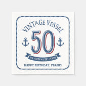 50. Geburtstag Serviette (Vorderseite)