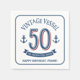 50. Geburtstag Serviette