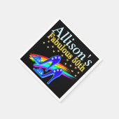 50. GEBURTSTAG SHOE LOVER PERSONALISIEREN PARTY NA SERVIETTE (Ecke)