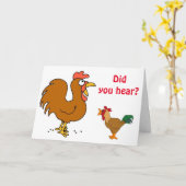 "50. GEBURTSTAG" SOGAR DIE CHICKENS MACHEN IHNEN S KARTE (Gelbe Blume)