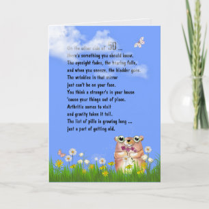 50. Geburtstag Spaß Alte Karte bekommen