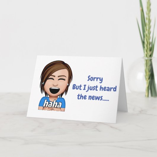 ***50. GEBURTSTAG*** SPASS GLÜCKLICH GEBURTSTAG KARTE (Vorderseite)